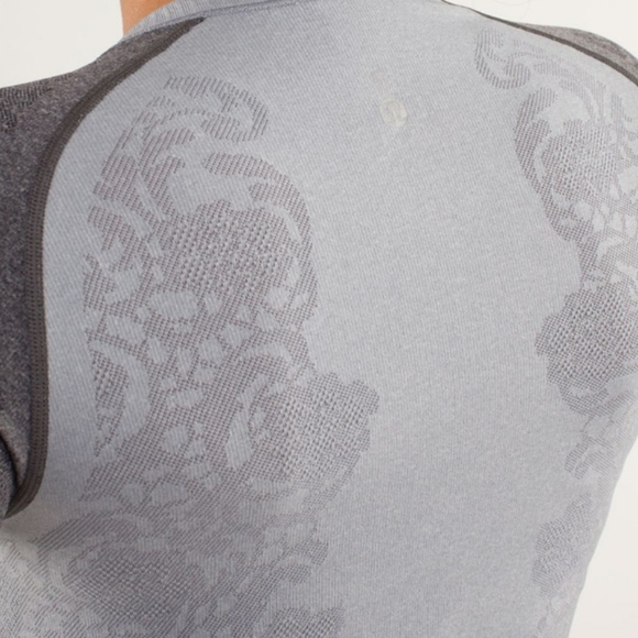 Lululemon Swiftly Long Sleeve Grey Raglan Tee Special Edition sz 6 - Picture 10 of 10